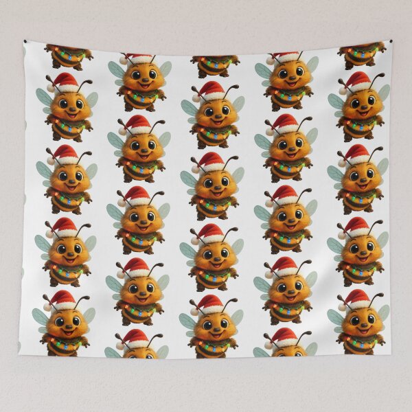 Item preview, Christmas Hairy Footed Flower Bee designed and sold by Sillytoe.