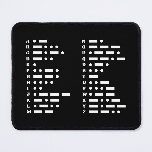 Item preview, Morse Code Alphabet Chart Minimal Design designed and sold by AnnSign.