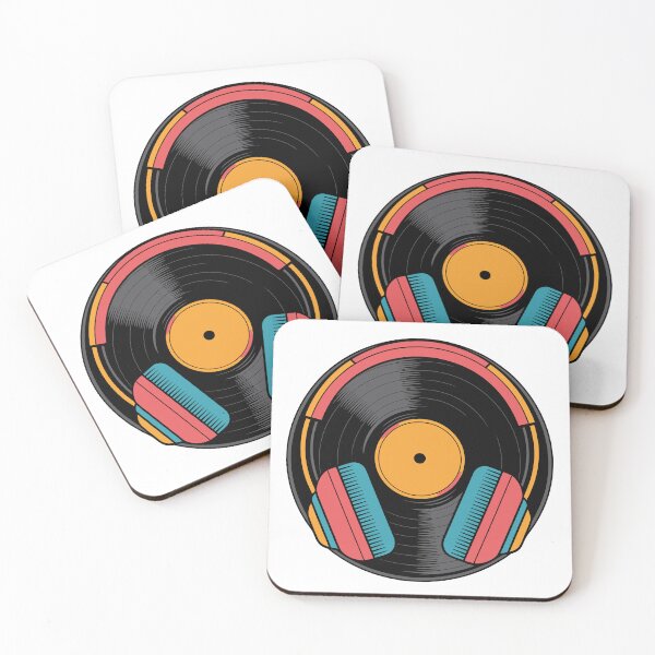 Item preview, Colorful Vinyl with Headphones designed and sold by jkrphoto.