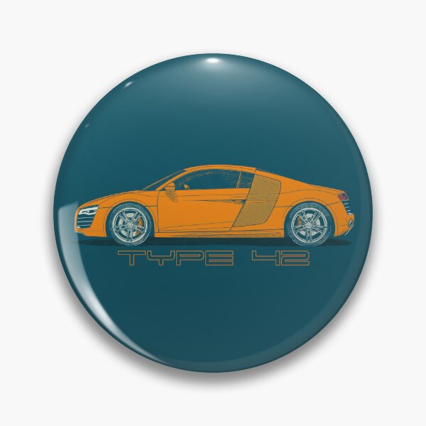 Item preview, Audi R8 rough sketch Illustration designed and sold by blackdogshop.
