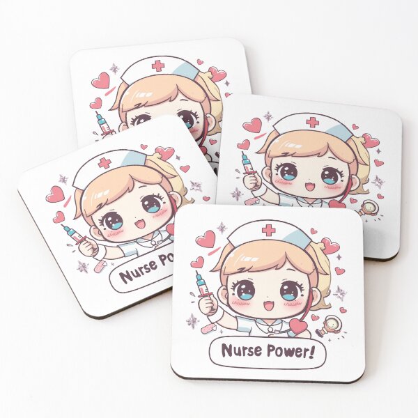 Item preview, Nurse Power! Pastel Kawaii Medical Art designed and sold by Vivid Trace.