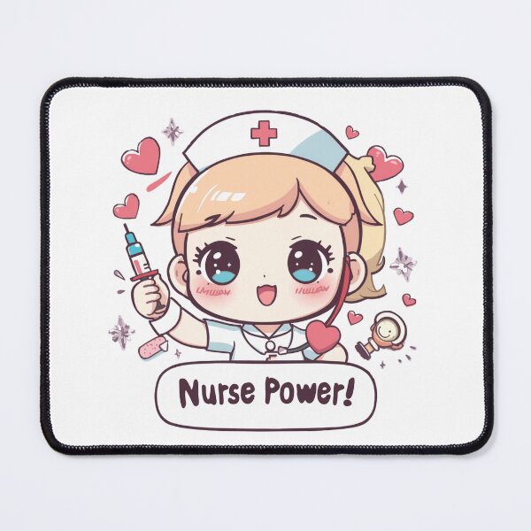 Item preview, Nurse Power! Pastel Kawaii Medical Art designed and sold by Vivid Trace.
