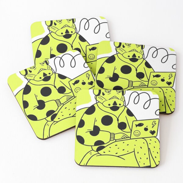 Item preview, “NEON CHAOS: ICONS WHO REFUSE TO LOG OUT” designed and sold by Print Fiction.