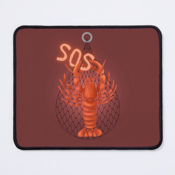 Item preview, Lobster in Design - Trapped Money Concept Illustration Ocean Crab Art. designed and sold by LunaPrintCo.