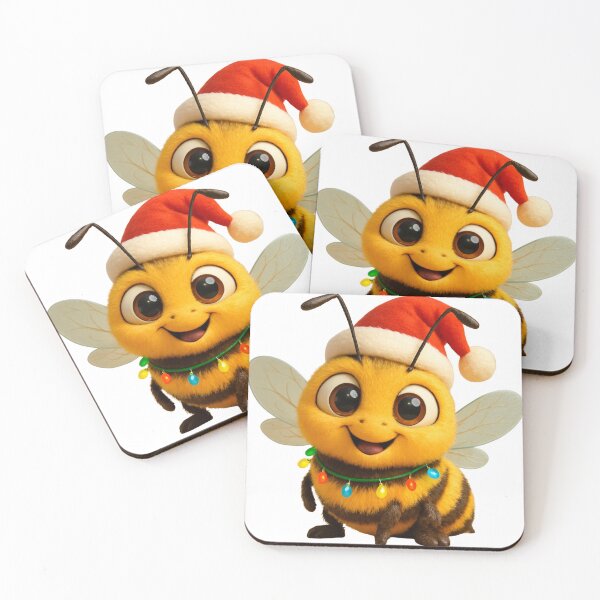 Item preview, Christmas Honey Bee designed and sold by Sillytoe.