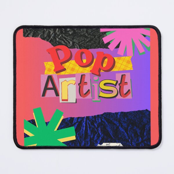 Item preview, Pop Artist Retro Collage Design - Magazine Cutout Aesthetic Colorful Street Art designed and sold by crystalar95.