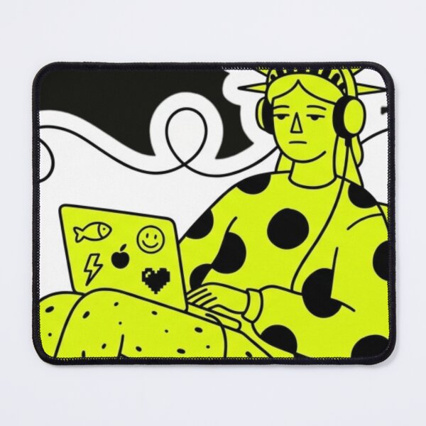 Item preview, “NEON CHAOS: ICONS WHO REFUSE TO LOG OUT” designed and sold by Print Fiction.