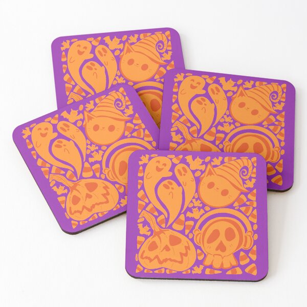 Item preview, Orange Spooky Halloween Season With purple Background  designed and sold by missmann.