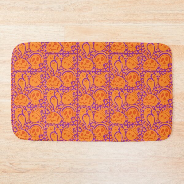 Item preview, Orange Spooky Halloween Season With purple Background  designed and sold by missmann.