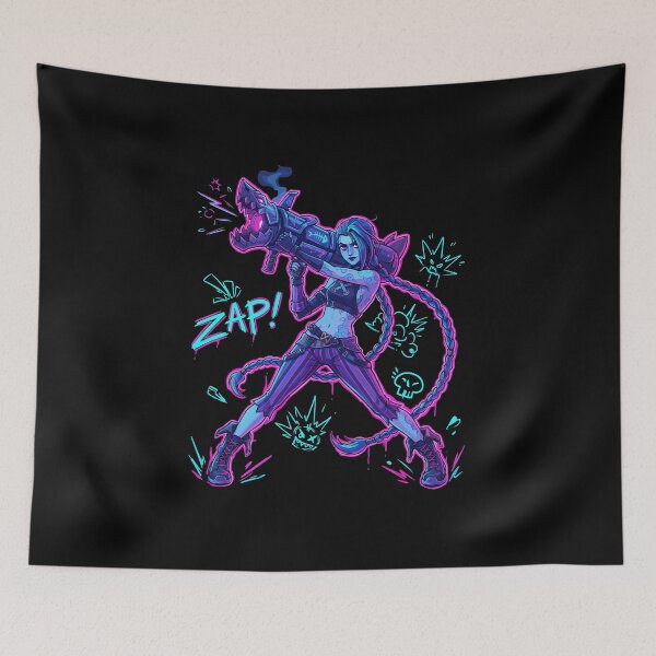 Item preview, Jinx – Arcane Chaos Tee designed and sold by Brudy-R.