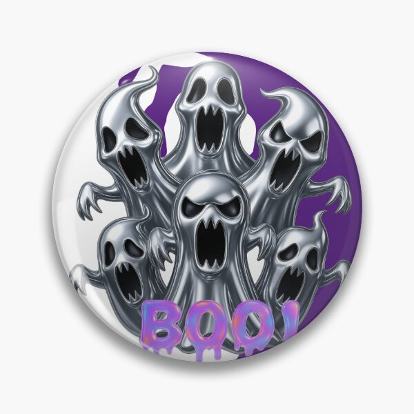 Item preview, Spooky Halloween Metallic Cute Creepy Design designed and sold by Vibe Candy studio..