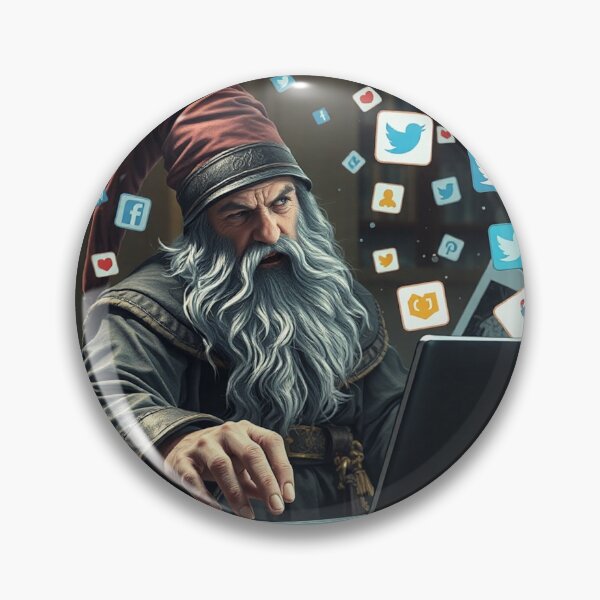 Item preview, The wizard of social media designed and sold by Remy.01.