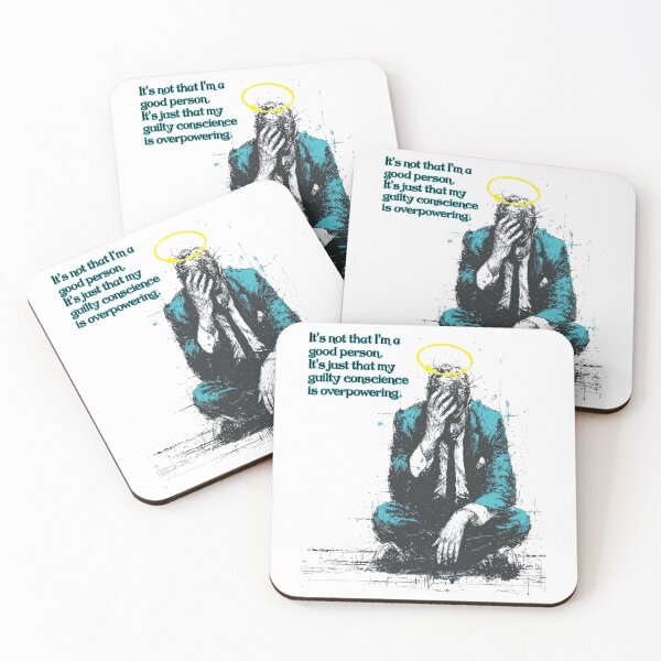 Item preview, Guilty Conscience: Halo Slipping, Morals Tripping designed and sold by Ignorant-Artist.
