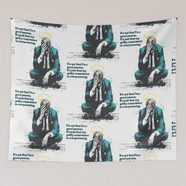 Item preview, Guilty Conscience: Halo Slipping, Morals Tripping designed and sold by Ignorant-Artist.