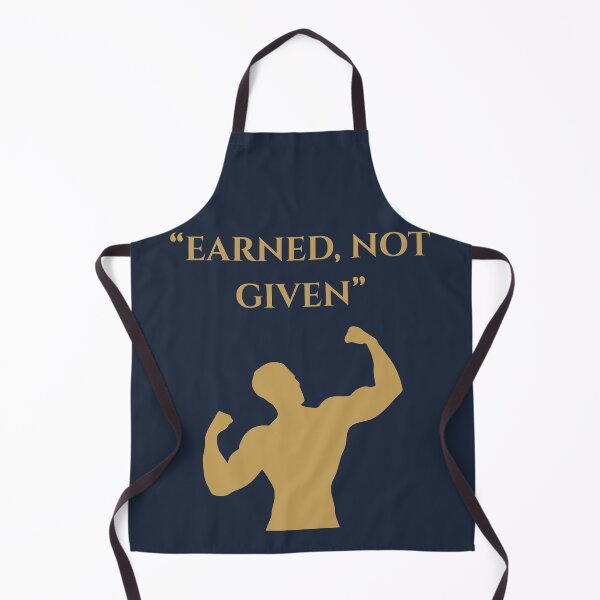 Item preview, Earned Not Given - Motivational Bodybuilding Silhouette designed and sold by ironstudio1.