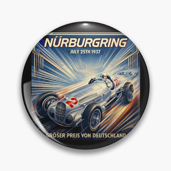 Item preview, Where Speed Becomes Timeless Art Nurburgring 1937 designed and sold by Helios Be. Lavsh.