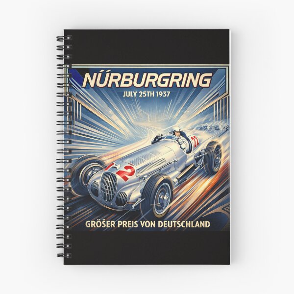 Item preview, Where Speed Becomes Timeless Art Nurburgring 1937 designed and sold by Helios Be. Lavsh.