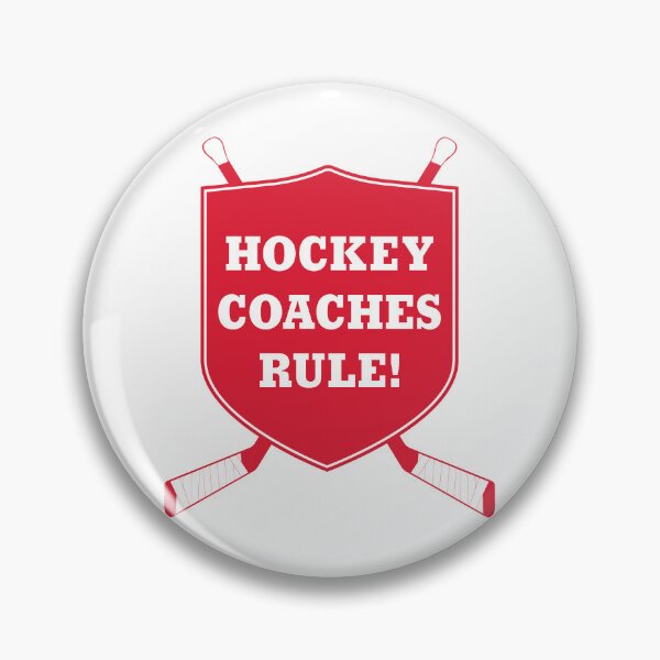 Item preview, Hockey Coaches Rule! - In Detroit Red Wing colors. designed and sold by Hattrixz.