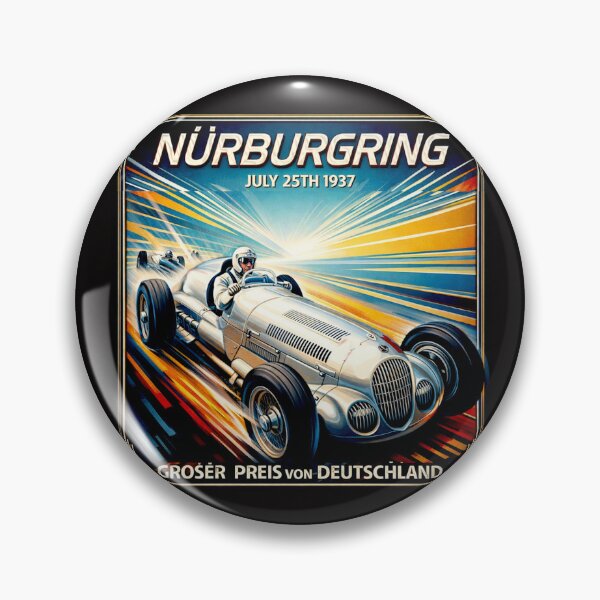 Item preview, Where Speed Becomes Timeless Art Nurburgring 1937 #1 designed and sold by Helios Be. Lavsh.