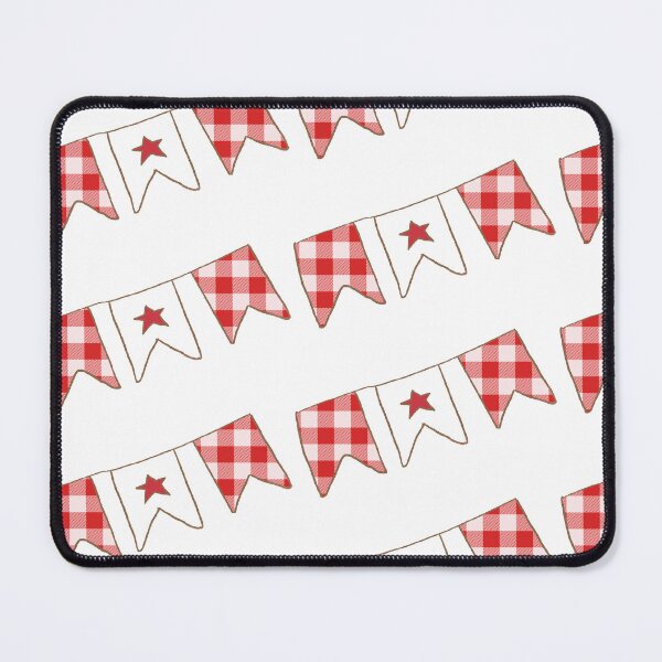 Item preview, Red Gingham Bunting designed and sold by Road Home Quilting.