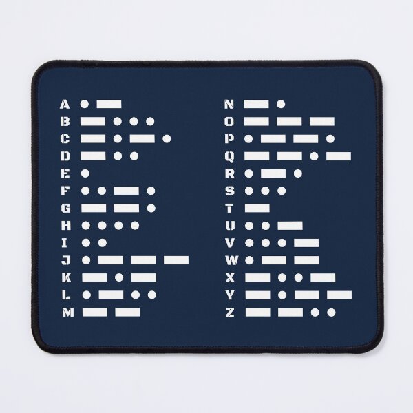 Item preview, Morse Alphabet Code Minimal Chart Design designed and sold by AnnSign.