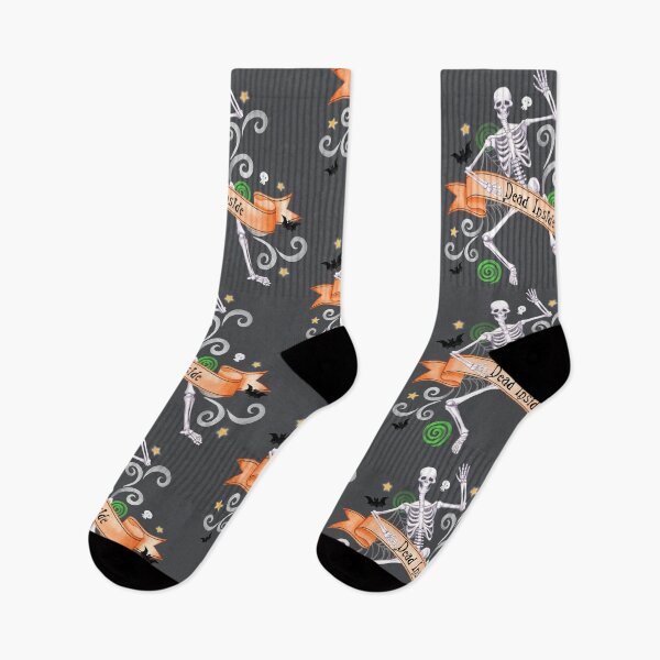 Item preview, Spooky Skeleton “Dead Inside” Halloween Design designed and sold by LCWaterworth.