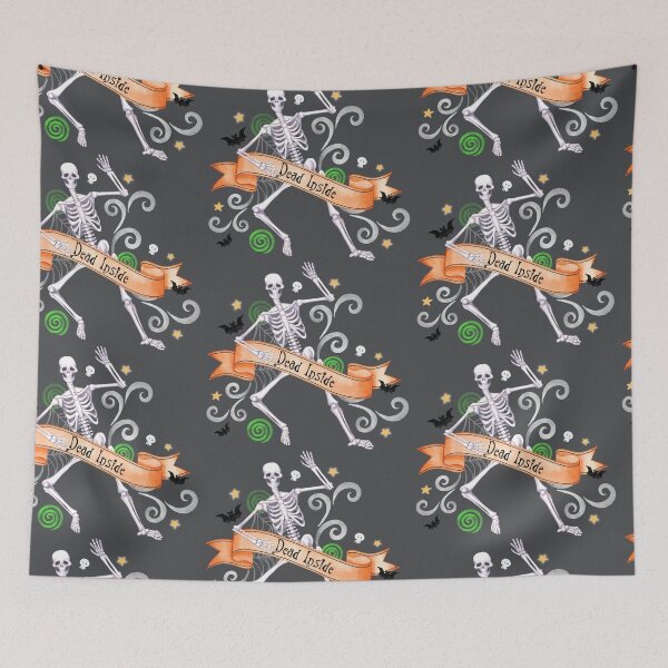 Item preview, Spooky Skeleton “Dead Inside” Halloween Design designed and sold by LCWaterworth.