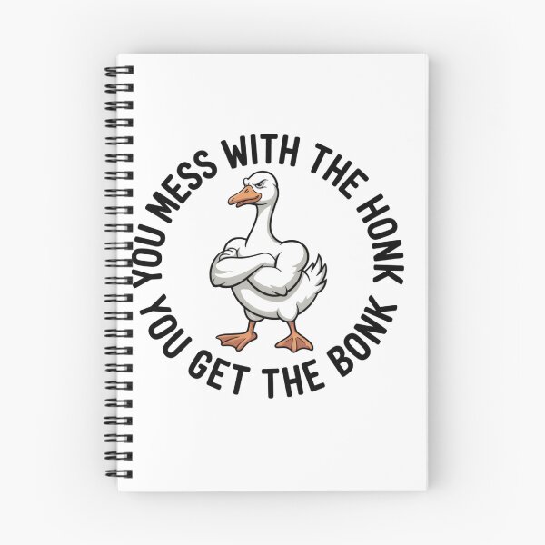 Item preview, Mess With The Honk You Get The Bonk Funny Buff Duck designed and sold by Small Mandarin.