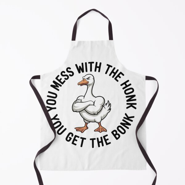 Item preview, Mess With The Honk You Get The Bonk Funny Buff Duck designed and sold by Small Mandarin.