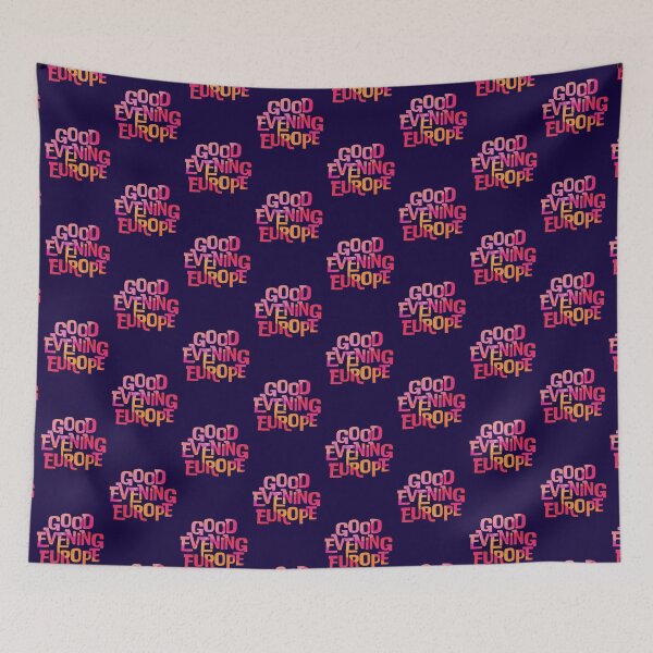 Item preview, Good Evening Europe (Abstract) - Eurovision Song Contest 2026 - Vienna 2026 - United By Music - ESC2026 - ESC26 designed and sold by Vision-Tees.