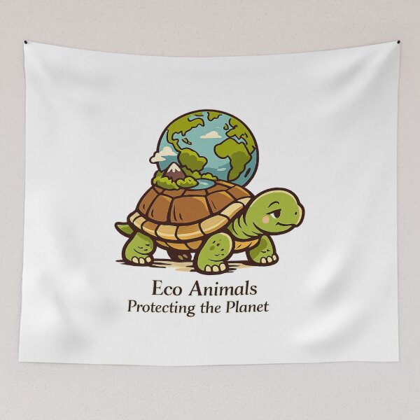 Item preview, Eco Animals Protecting the Planet designed and sold by LuveraxArt.