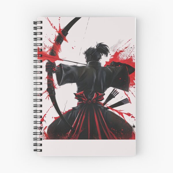 Item preview, Samurai Sword Strike Red Ink Splatter Dark Art designed and sold by universe-hold ⭐⭐⭐⭐⭐.