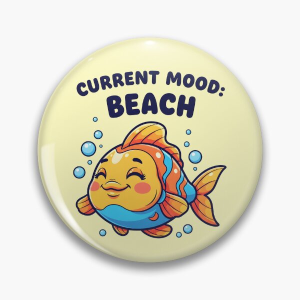 Item preview, Current Mood: Beach – Chill Fish Summer Design designed and sold by Sea Gem.