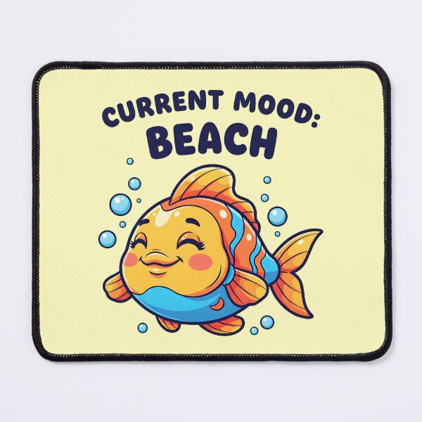 Item preview, Current Mood: Beach – Chill Fish Summer Design designed and sold by Sea Gem.