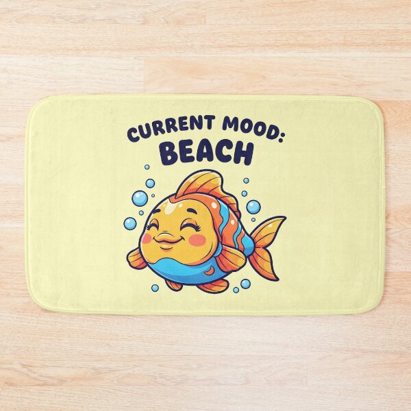 Item preview, Current Mood: Beach – Chill Fish Summer Design designed and sold by Sea Gem.