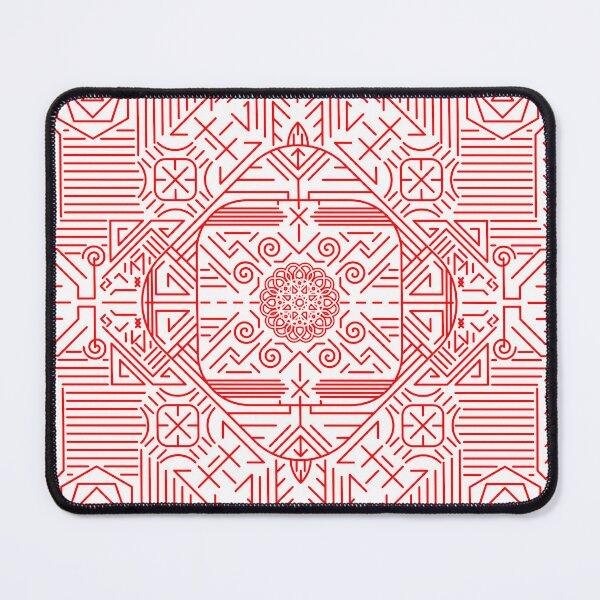 Item preview, Red stripes geometry rosette 1a designed and sold by nogamax.