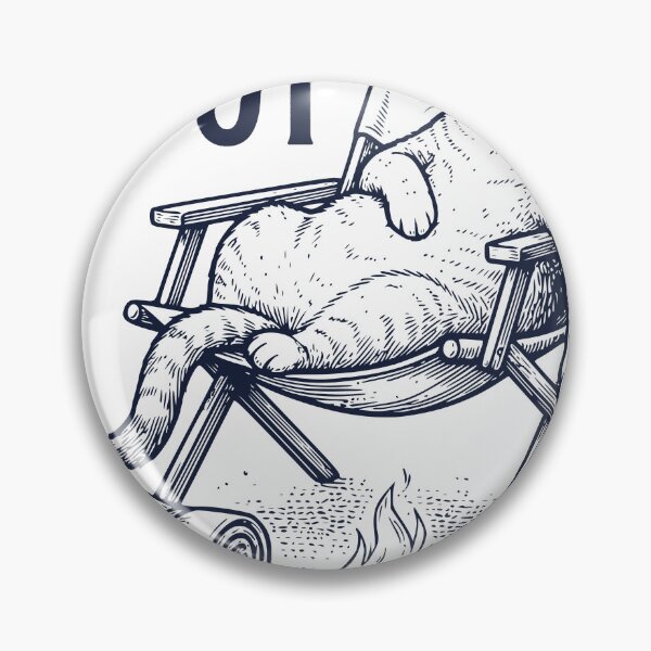 Item preview, This Spot Cat Camping, Chill Campfire Relaxing Design designed and sold by TeeVerse27.