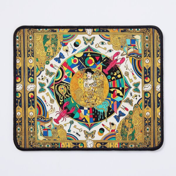 Item preview, Gold, blue, red. Abstraction. designed and sold by Natalia-Vlad.