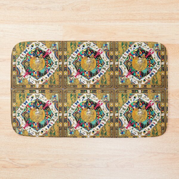 Item preview, Gold, blue, red. Abstraction. designed and sold by Natalia-Vlad.