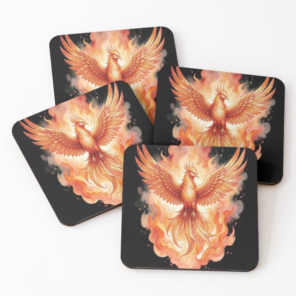 Item preview, Watercolour Phoenix Fine Art Print designed and sold by GrowNest.