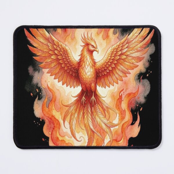 Item preview, Watercolour Phoenix Fine Art Print designed and sold by GrowNest.