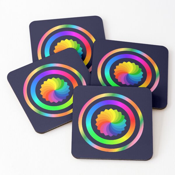 Item preview, Rainbow Geometric Mandala Color Wheel Abstract Design designed and sold by SolutionsArt.