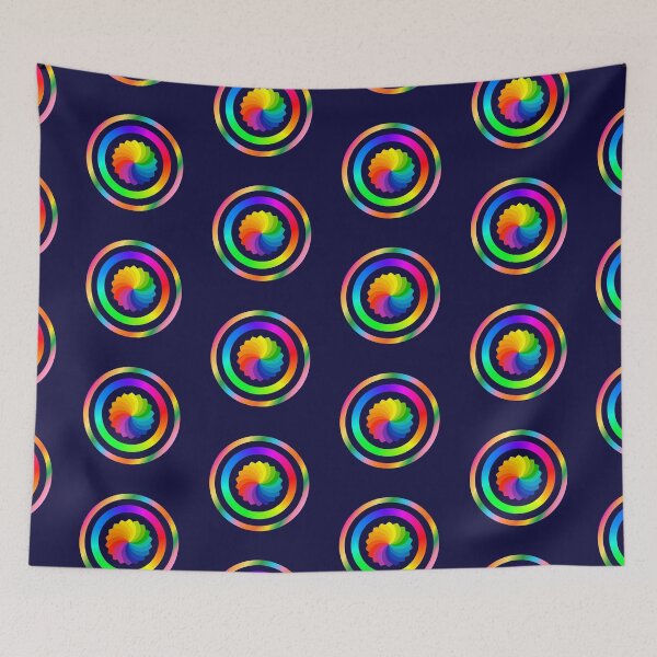 Item preview, Rainbow Geometric Mandala Color Wheel Abstract Design designed and sold by SolutionsArt.