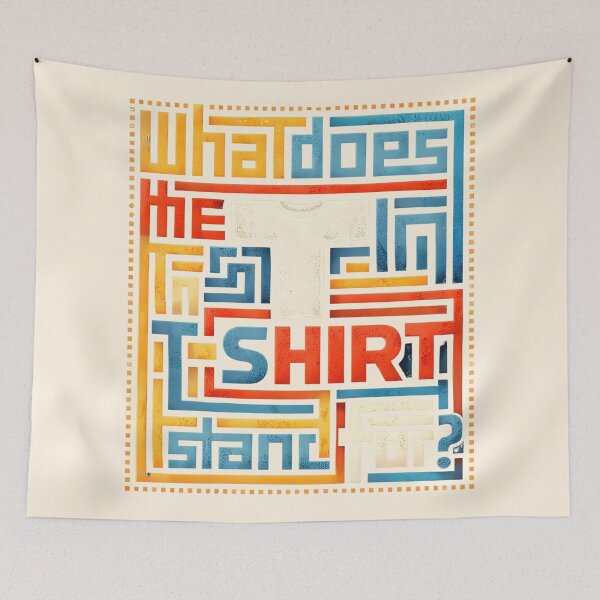 Item preview, ​What Does The T In T-Shirt Stand For Viral Meme Trendy Graphic Tee designed and sold by Basma Designs | Retro, Kawaii Shirts & Stickers.