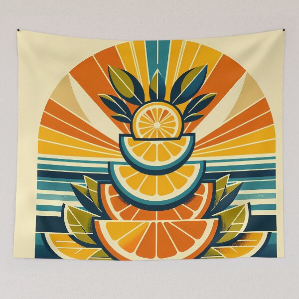 Item preview, Retro Citrus Slice Stack designed and sold by InkSmithery.