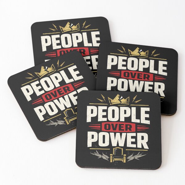 Item preview, People Over Power Protest Crown Graphic designed and sold by rocknrollstyles.