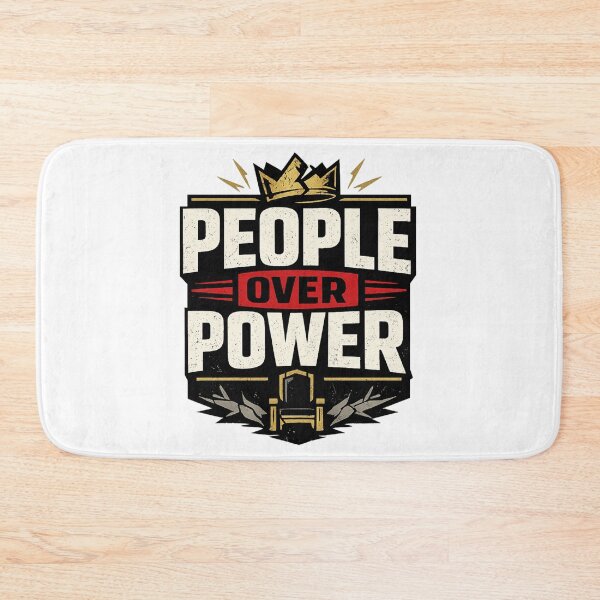 Item preview, People Over Power Protest Crown Graphic designed and sold by rocknrollstyles.