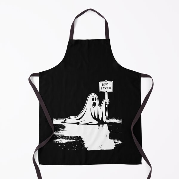 Item preview, Boo... I Tried (Lazy Ghost) designed and sold by BlackBoneArt.