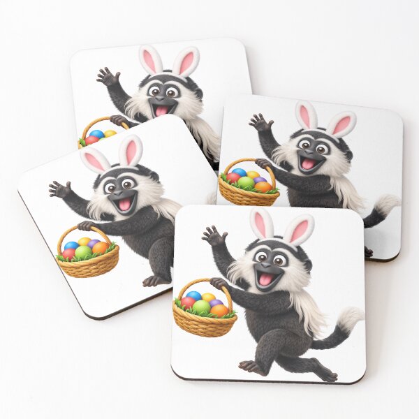 Item preview, Easter Colobus Monkey designed and sold by Sillytoe.