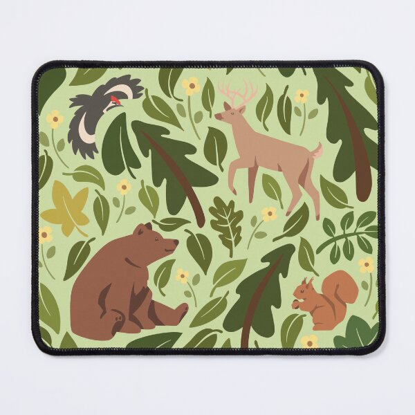 Item preview, Cute Earth Day Forest Pattern with Animals designed and sold by PaintedDolphin.